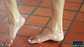 Ukrainian Yana West and Gloria Sol pose hot for Playboy