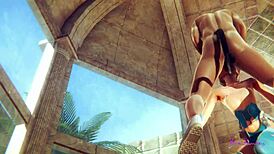 Disney Frozen Yaoi - Elsa Femboy Swallows Cock