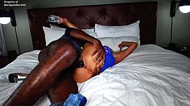 Hotwife escapade with mandy vol 2 day1: petite blonde's interracial anal creampie 🔥