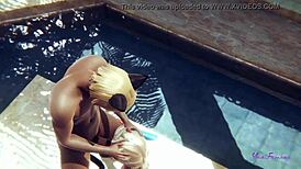 Disney Frozen Yaoi - Elsa Femboy Swallows Cock