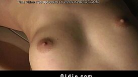 Hey, watch this old teacher bang a young slutty student over the desk!