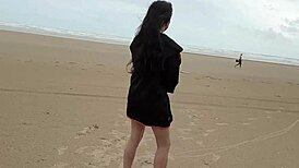 I unwind with sexy shemale masturbation, stroking my big cock slowly.