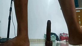 Katy Katie Fucks Huge Dildo with Wild Squirting in Group Lesbian Action. Her Riding Drives Creampie Hardcore!