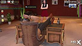 Oiled Up Model Dancing In Fashion Business E2 23 😍