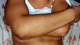 Ugh, I meant to say AlinaBlonde playing solo, pressing boobs ‘til I squirt!