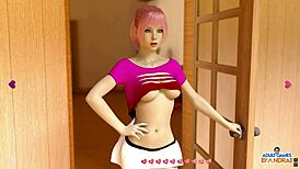 Who’s Peeping on Naomi’s Wet Pussy in Ep9?