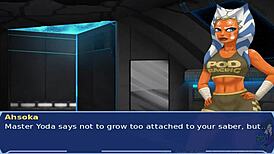 Star wars orange trainer part 29 features cosplay with hot alien girls in group costumes