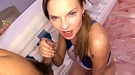 I'm obsessed with banging Tarra White in a bikini. Her oiled big tits and wet pussy drive me crazy!