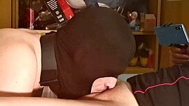 yo, this gay slave deepthroats a huge cock like a pro!