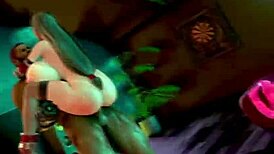 Yo, Tifa and Barret bang all night right in front of Cloud! Wild HMV action unfolds.