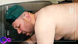 Interracial Gay Duo Crave Bareback Sex in Public Salon