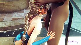 Disney Frozen Yaoi - Elsa Femboy Swallows Cock