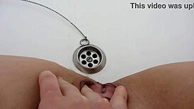 Pissing Milf in Bath Compilation with Close-Up Fetish Shots