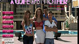 Wife and Stepmother in Intense Erotic Game