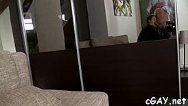 Wicked Threesome Action with Horny Gay Lads Sucking Sloppy