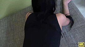 Loan4k, hey, small issues for the rich! Caught a Czech teen licking on hidden cam at work 😏