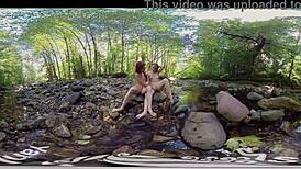 Yanks amateurs ANA MOLLY and BELLE HAVING LESBIAN FUN outdoors