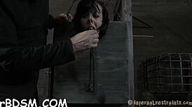 The Punishing Playgirl Endures Drawings and Toys in BDSM Session.