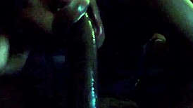 Ebony Sucking Big Black Cock!