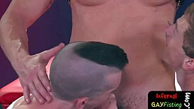 Twinks Suck Master’s Cock, Then Brace for Intense Fisting in Raunchy Threesome