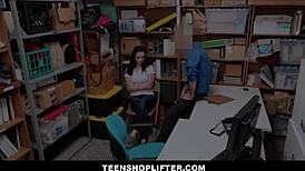 raven reign got caught with fake ids, now fucked by security officer