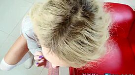 Petite Young Teen 18+ Rides And Sucks