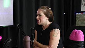 Francis Simas Excites Presenter with Ass and Blowjob