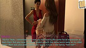 Wife and Stepmother in Intense Erotic Game