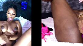 Goddess Luxxx28 spreads pussy while playing with sexy ass toys