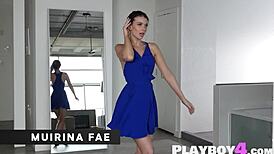 Big Ass Milf Muirina Fae Poses Naked in Clothes and Exposes Natural Body