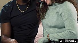 Leana craves Isiah's huge cock