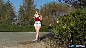 Historia de mi bully grande con Roxy Risingstar y Vince Karter en acción deepthroat