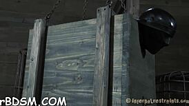 The Punishing Playgirl Endures Drawings and Toys in BDSM Session.