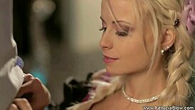 Making Her Blowjob Mouth Water with Intense Handjob Teasing