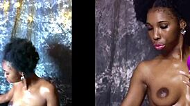 Goddess Luxxx28 spreads pussy while playing with sexy ass toys