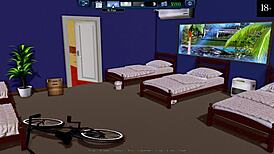 jolie milf destroyed in gangbang double penetration 😩