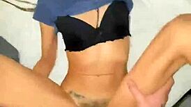 skinny latina meredi struggles with huge cock in homemade fuck