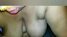 Sucking dick, taking cum in mouth, assfucking with big tits on Halloween 🎃