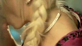 Making Her Blowjob Mouth Water with Intense Handjob Teasing