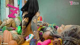 Lesbian 4way Orgy with Crazy Big Toys