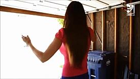 mexican exterminator shows up and ends up fucking the milf with huge tits, eva karera, at axxxteca