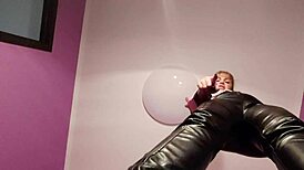 femdom forces loser to eat sperm in liquid lunch fetish scene