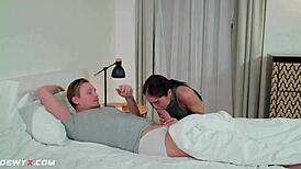 housekeeper, can you help me relax with a blowjob in the kitchen?