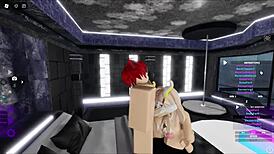 blonde succubus enjoys cat boy fantasy