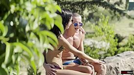 Met Couple at Water Park and Offered Wild Threesome Action