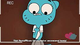 Hey, wanna see Gumball cartoon uncensored sex action?