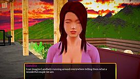 My New Family 469: Big Ass Brunette Milf in Shaved Pussy Game 😏