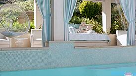 Lola fae bent over by michael swayze outdoors