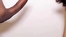 puta argentina rides me hard, squirting and creampieing with her monster cock