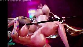 Futanari狂野派对持续整夜